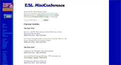 Desktop Screenshot of eslminiconf.net