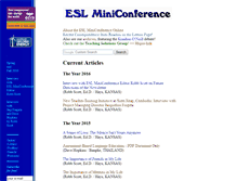 Tablet Screenshot of eslminiconf.net